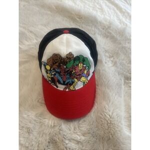 Vintage Marvel Universal Studios Hat‎ Wolverine Spiderman Hulk Ironman